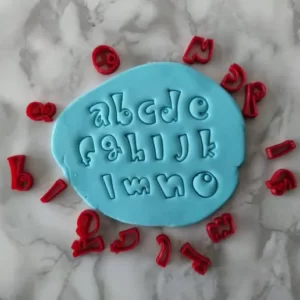 Small Alphabet Cookie, Fondant, Clay Cutters Set of 26