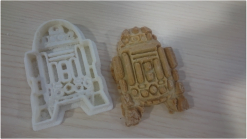 Star Wars R2D2 Inspired Cookie, Fondant, Playdough Cutter