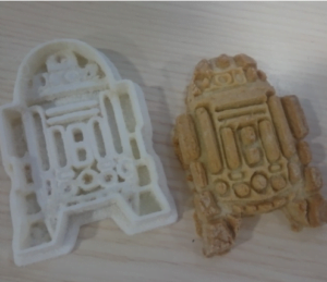 Star Wars R2D2 Inspired Cookie, Fondant, Playdough Cutter