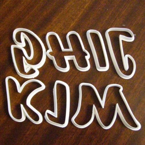 Alphabet cookie cutter 70 mm high
