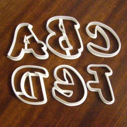 Alphabet cookie cutter 70 mm high