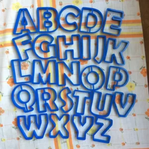 English Letter 5 cm Capital Alphabet Cookie, Fondant, Clay Cutters Set of 26
