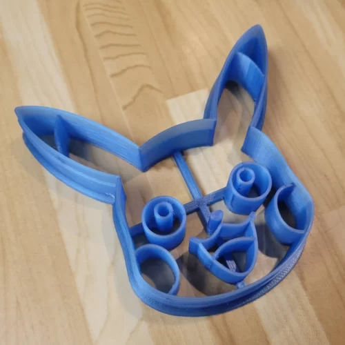 Pikachu Face Pokemon Cookie, Fondant, Playdough Cutter - 3D Printed - Food Safe Plastic - Cute