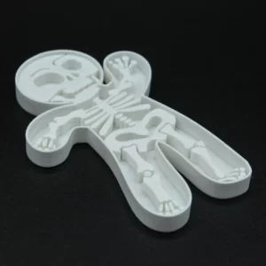 Waving Skeleton Gingerbread Cookie, Fondant, Playdough Cutter