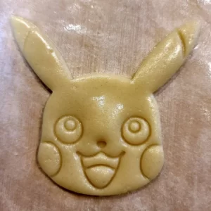 Pikachu Face Pokemon Cookie, Fondant, Playdough Cutter - 3D Printed - Food Safe Plastic - Cute