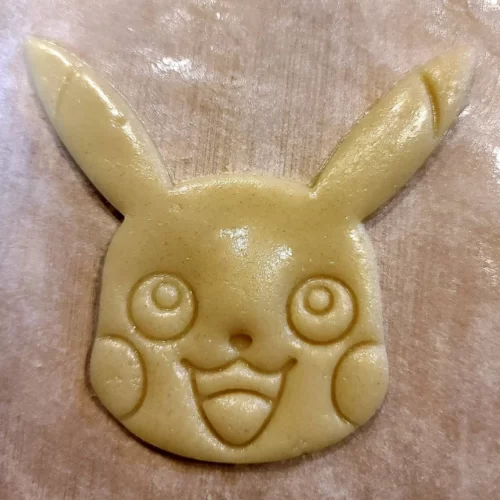 Pikachu Face Pokemon Cookie, Fondant, Playdough Cutter - 3D Printed - Food Safe Plastic - Cute