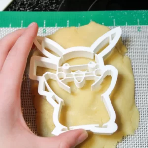 Pikachu inspired Pokemon Cookie, Fondant, Playdough Cutter