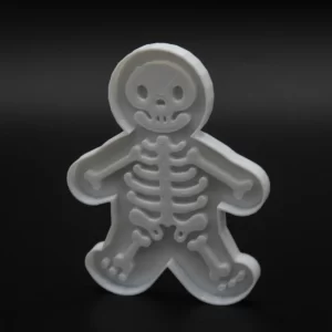 Skeleton Gingerbread Cookie, Fondant, Playdough Cutter