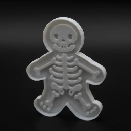 Skeleton Gingerbread Cookie, Fondant, Playdough Cutter