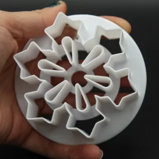 Snowflake Cookie, Fondant, Playdough Cutter