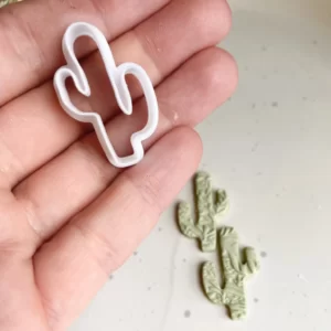 Cactus Earrings Polymer Clay Cutter, Clay Jewelry Tool