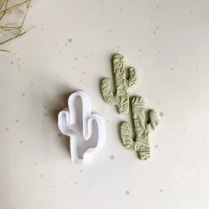 Cactus Earrings Polymer Clay Cutter, Clay Jewelry Tool
