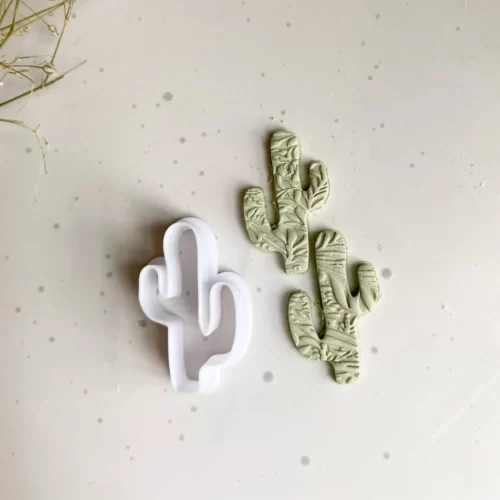 Cactus Earrings Polymer Clay Cutter, Clay Jewelry Tool