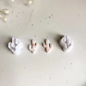 Cactus Earrings Polymer Clay Cutter, Clay Jewelry Tool