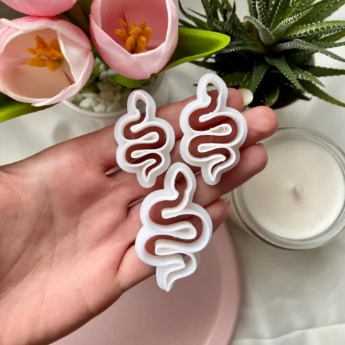 Snake Polymer Clay Cutter Jewelry Making Tool