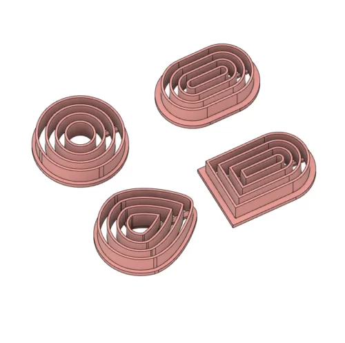 Power Set 2 Polymer Clay Cutter for Earrings