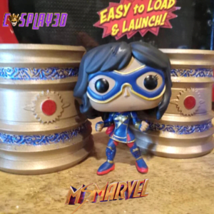 Ms Marvel Cosplay Power Gauntlet Bracelet - Raw 3D Printed - Both Hands - Set of two