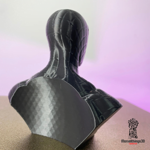 Black Spider man Suit Bust Figurine Marvel Statue Fan Art || 3D Printed