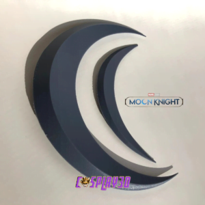 Crescent Dart Moon Knight Cosplay Raw Large and small moon set