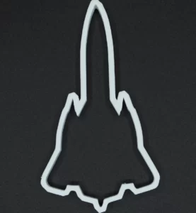 Jet Airplane Cookie, Fondant, Playdough Cutter | SR71 Blackbird, F16 Falcon, B1 Lancer, B2 Sprit