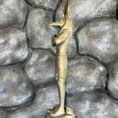 Moonknight Khonshu Statue Gold Painted Sculpture Marvel 3D Printed Figurine