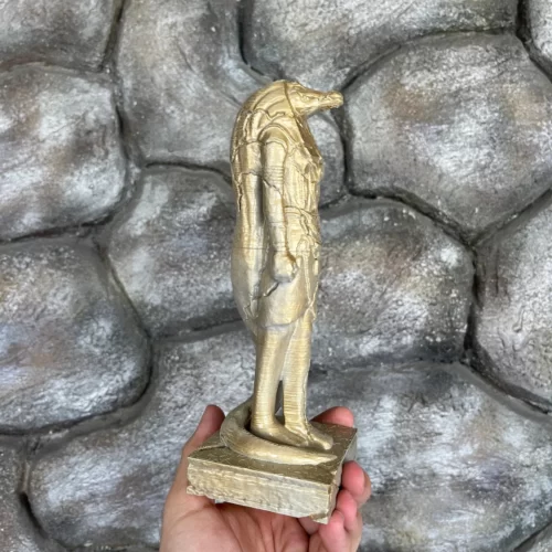 Moonknight Ammit Statue Imprisoned Ushabti Gold Painted Sculpture Marvel 3D Printed Figurine