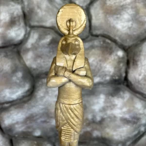 Moonknight Khonshu Statue Gold Painted Sculpture Marvel 3D Printed Figurine