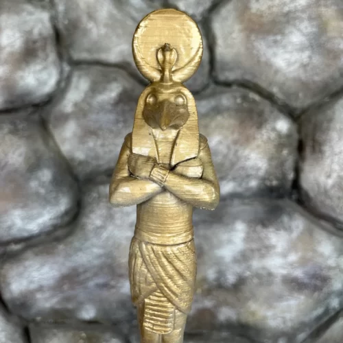 Moonknight Khonshu Statue Gold Painted Sculpture Marvel 3D Printed Figurine