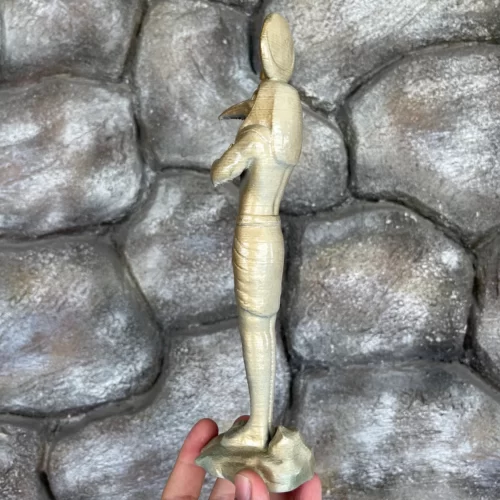 Moonknight Khonshu Statue Gold Painted Sculpture Marvel 3D Printed Figurine