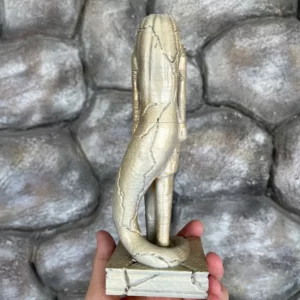 Moonknight Ammit Statue Imprisoned Ushabti Gold Painted Sculpture Marvel 3D Printed Figurine