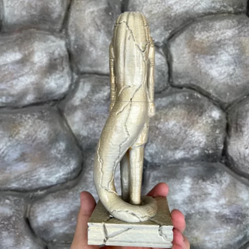 Moonknight Ammit Statue Imprisoned Ushabti Gold Painted Sculpture Marvel 3D Printed Figurine