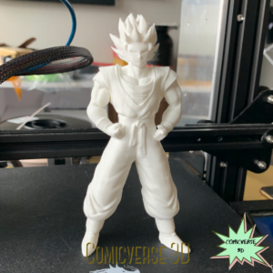 Goku Super Saiyan Dragonball Z Art Anime Comic Desktop Ornament Shelf Display