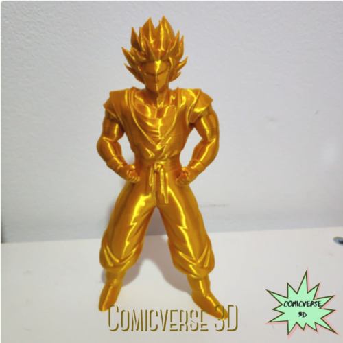Goku Super Saiyan Dragonball Z Art Anime Comic Desktop Ornament Shelf Display