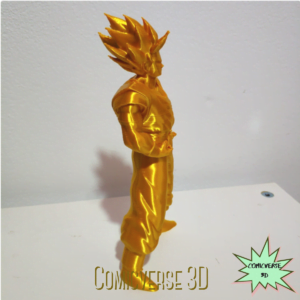 Goku Super Saiyan Dragonball Z Art Anime Comic Desktop Ornament Shelf Display