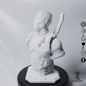 Marvel's Deadpool 3D Figure Handmade Bust Figurine Statue || 3D Printed
