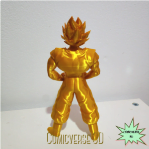 Goku Super Saiyan Dragonball Z Art Anime Comic Desktop Ornament Shelf Display