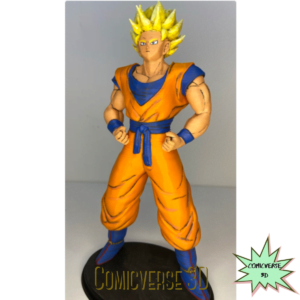 Goku Super Saiyan Dragonball Z Art Anime Comic Desktop Ornament Shelf Display