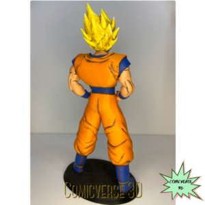 Goku Super Saiyan Dragonball Z Art Anime Comic Desktop Ornament Shelf Display