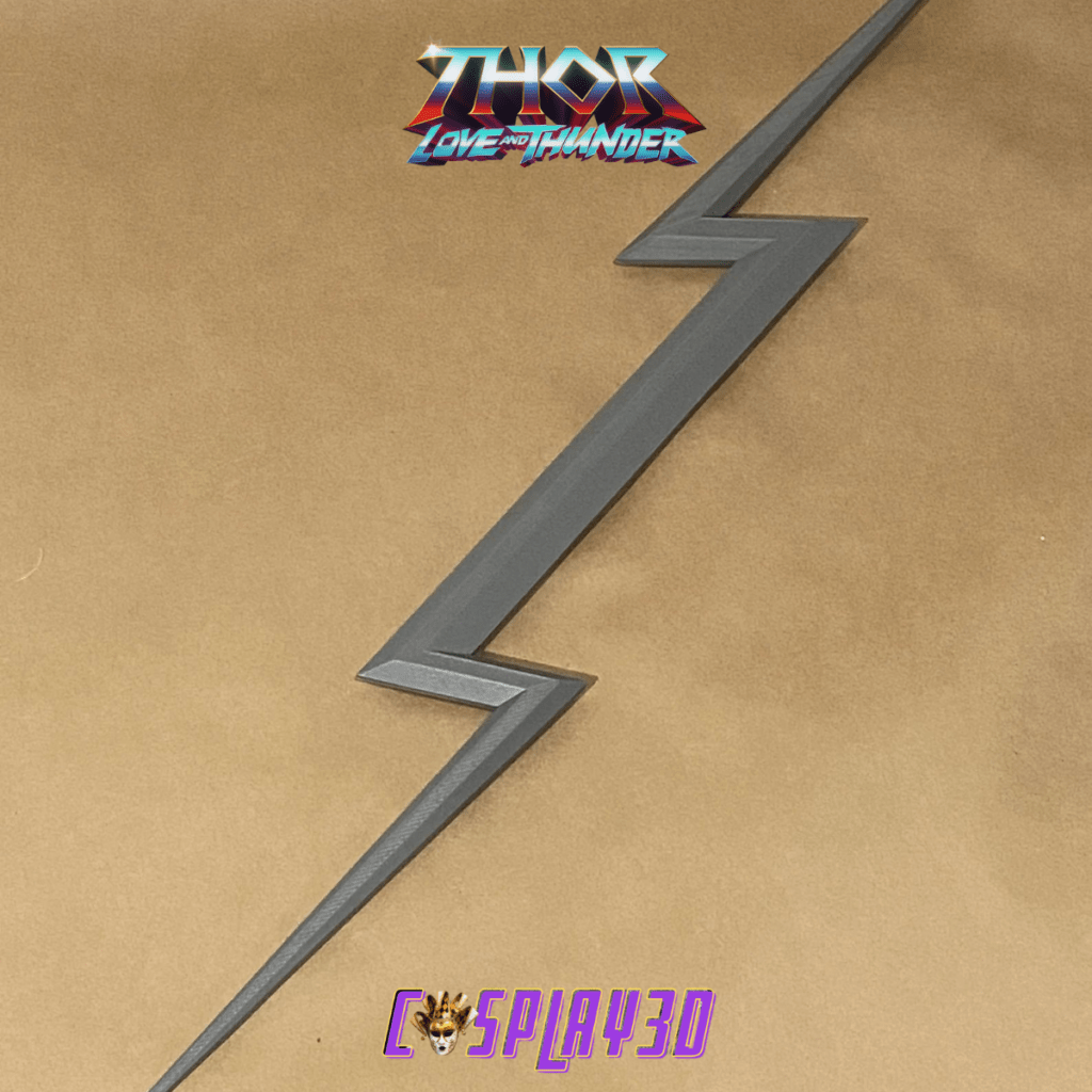 Lightning Bolt Zeus Weapon From Thor Love and Thunder - Makers India