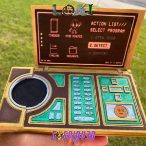 Loki Series Inspired TVA Tempad Prop 3d Printed With Stickers For Inside Cosplay Accessory Replica