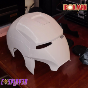 Raw Iron man Mk3 helmet Cosplay Costume