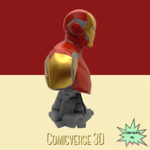 Ironman Mark 85 Suit up Tony Stark Bust Figurine Painted