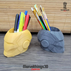 Marvel's Iron Man Helmet Pen, Pencil Holder Office Display