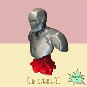 Ironman Mark 85 Suit up Tony Stark Display Unpainted Bust Multiple Color Option Figurine With Stand