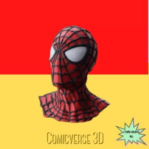 Peter Parker Spiderman Head 3D Printed Bust
