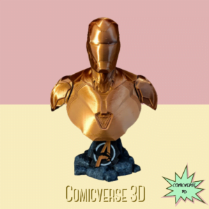 Ironman Mark 85 Suit up Tony Stark Display Unpainted Bust Multiple Color Option Figurine With Stand