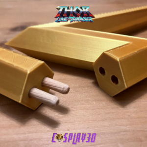 Zeus Lightning Bolt Cosplay Weapon Inspired From Thor Love and Thunder Movie