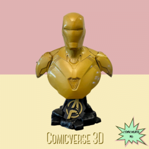 Ironman Mark 85 Suit up Tony Stark Display Unpainted Bust Multiple Color Option Figurine With Stand