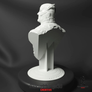 Marvel's Captain America Handmade Bust Figurine Statue || 3D Printed