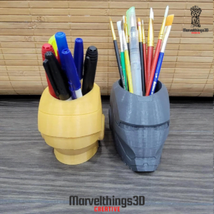 Marvel's Iron Man Helmet Pen, Pencil Holder Office Display